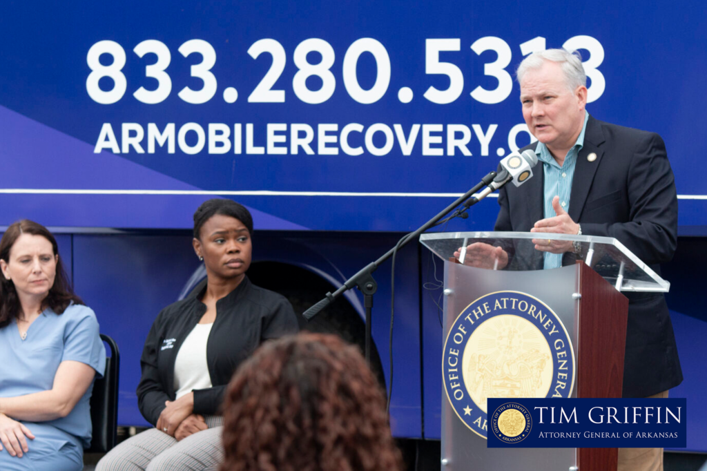 Attorney General Griffin Unveils Opioid Mobile Health Clinic